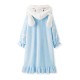 Kawaii Cartoon Cute Puppy Ears Plush Nightgown Kawaii Cartoon Cute Puppy Ears Plush Nightgown