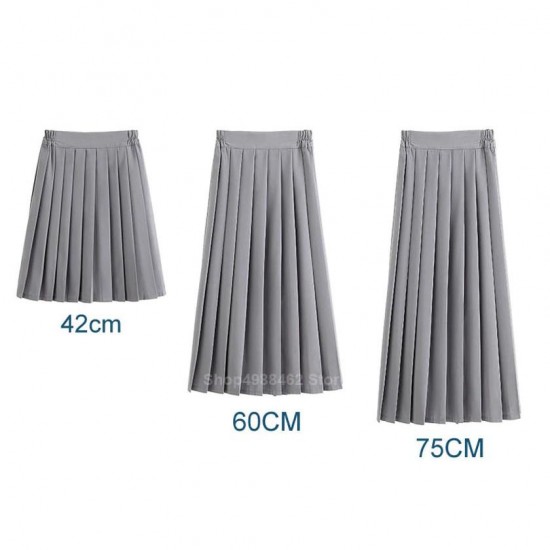 Pleated Elastic School Skirt Pleated Elastic School Skirt