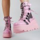Womens Punk Lace-Up Platform Boots Womens Punk Lace-Up Platform Boots