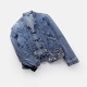 Vintage Autumn Embroidery Women Denim Jackets Washed Blue Jean Coat Vintage Autumn Embroidery Women Denim Jackets Washed Blue Jean Coat
