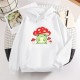 Women Cute Booyo Mushroom Frog Hoodie for Teen Girls Women Cute Booyo Mushroom Frog Hoodie for Teen Girls