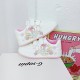 Pink Kawaii Melody Student Sneakers Kids Size with Velcro Fastener Pink Kawaii Melody Student Sneakers Kids Size with Velcro Fastener