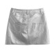 Silver Retro Short A-Line Metal Mini Skirts Silver Retro Short A-Line Metal Mini Skirts
