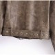 Women's Leather Jacket Bomber Belt Vintage Turn Down Collar Zipper Short Coat Women's Leather Jacket Bomber Belt Vintage Turn Down Collar Zipper Short Coat
