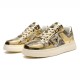 Metal Luster Couple Low-Top Skateboard Sneakers Women Men Metal Luster Couple Low-Top Skateboard Sneakers Women Men