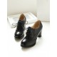Oxford Shoes for Women Lace-up Chunky Dress Pump Shoes Oxford Shoes for Women Lace-up Chunky Dress Pump Shoes