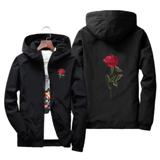 Cherished Rose Windbreaker Jacket Cherished Rose Windbreaker Jacket