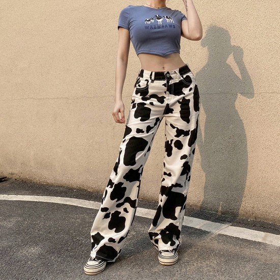 Cow Print Y2K Jeans Cow Print Y2K Jeans