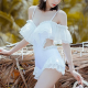 Off The Shoulder Flouncing Swimsuit Off The Shoulder Flouncing Swimsuit