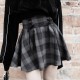 High Waist Plaid Lace Up Skirt High Waist Plaid Lace Up Skirt