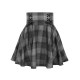 High Waist Plaid Lace Up Skirt High Waist Plaid Lace Up Skirt