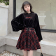 High Waist Plaid Mini Skirt High Waist Plaid Mini Skirt