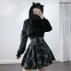 Cat Ears Lace Up Hoodie Skirt Cat Ears Lace Up Hoodie Skirt
