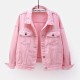 Pink Denim Jacket Pink Denim Jacket