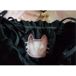 Japanese Girls Cute Cat Underwear Set