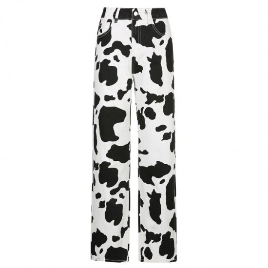 Cow Print Y2K Jeans Cow Print Y2K Jeans