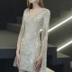 Queen Sequin Prom Short Dress Queen Sequin Prom Short Dress