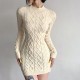 Sexy Backless Slim Mini Sweater Dress Sexy Backless Slim Mini Sweater Dress