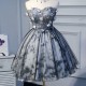 Black Lace Tulle Short Prom Dress 3D Flowers Cute Homecoming Dress Black Lace Tulle Short Prom Dress 3D Flowers Cute Homecoming Dress