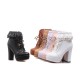 Sweet Elegant Thick Platform Heels Short Boots Sweet Elegant Thick Platform Heels Short Boots