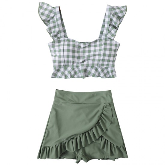 Swimwear Matcha Green Japanese Split Two Pieces Swimsuit Swimwear Matcha Green Japanese Split Two Pieces Swimsuit