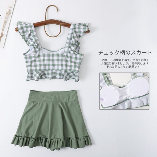 Swimwear Matcha Green Japanese Split Two Pieces Swimsuit Swimwear Matcha Green Japanese Split Two Pieces Swimsuit