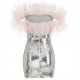 Women Sequin Off-shoulder Feather Prom Mini Dress Women Sequin Off-shoulder Feather Prom Mini Dress