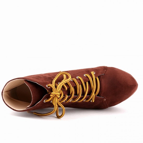 Womens Boots with Heel Platform Ankle Lace up Sexy High Heeled Shoes Womens Boots with Heel Platform Ankle Lace up Sexy High Heeled Shoes
