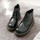 Womens Vintage Preppy style Round Toe Brogue Oxford Booties Womens Vintage Preppy style Round Toe Brogue Oxford Booties